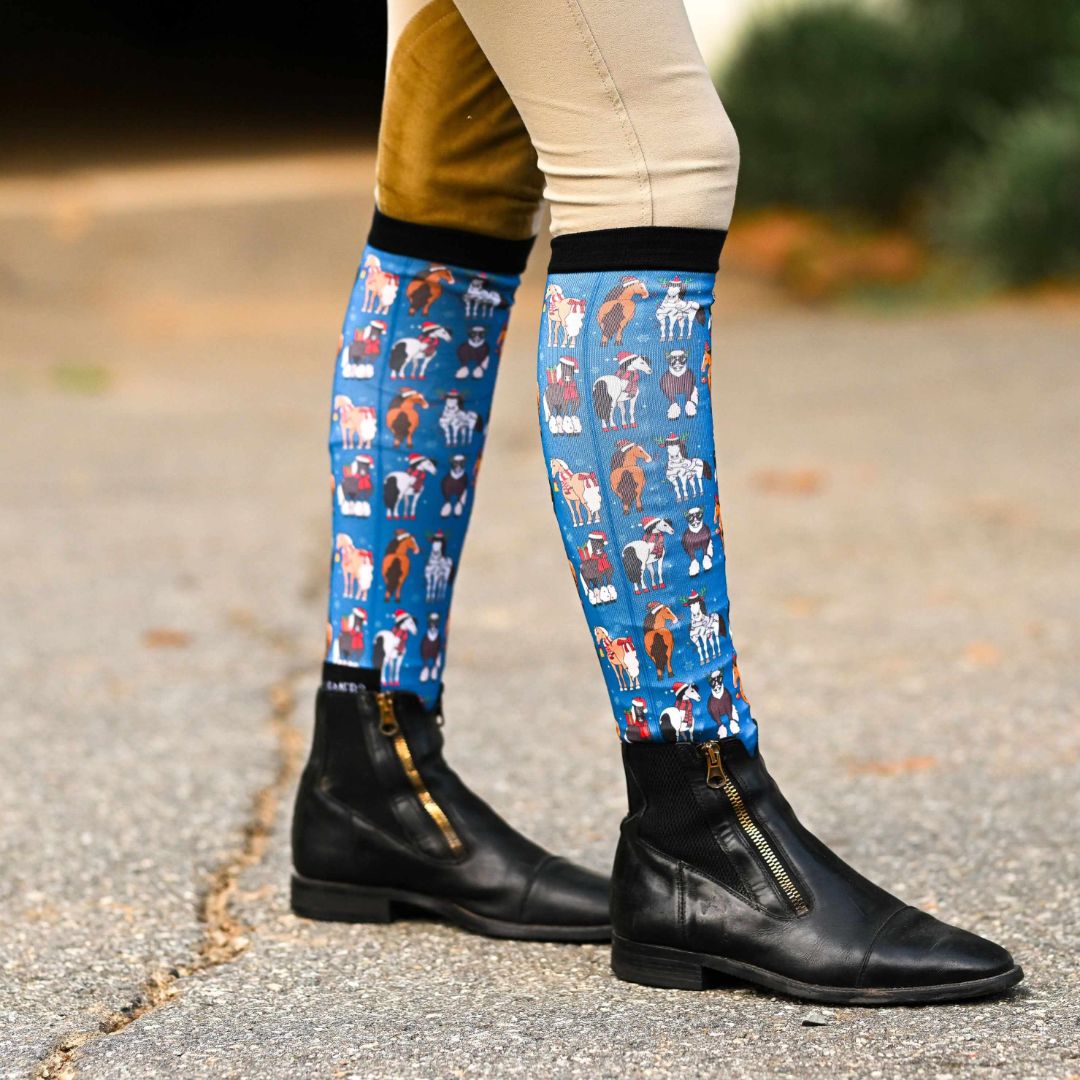 Dreamers & Schemers 'Jingle All the Way' Pair & a Spare Boot Socks