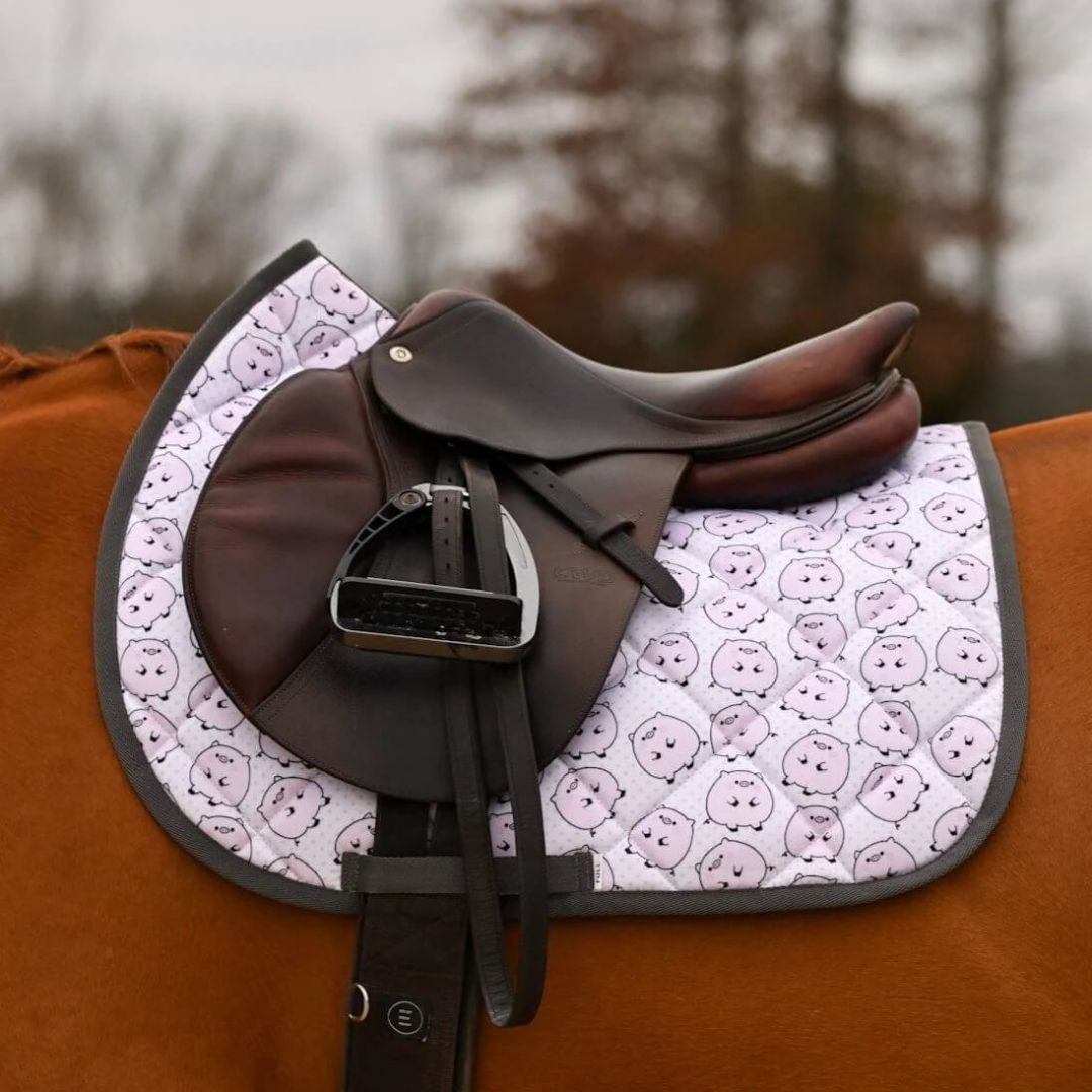 Dreamers & Schemers Piggies Saddle Pad - Pony