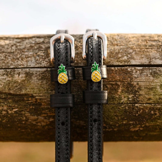 ManeJane Pineapple Spur Straps in Black - 17"