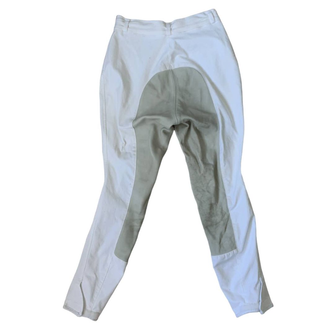 Arista Equestrian Full Seat Show Breeches in White - 29T