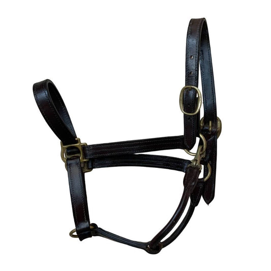 Courbette Leather Halter in Brown - Full
