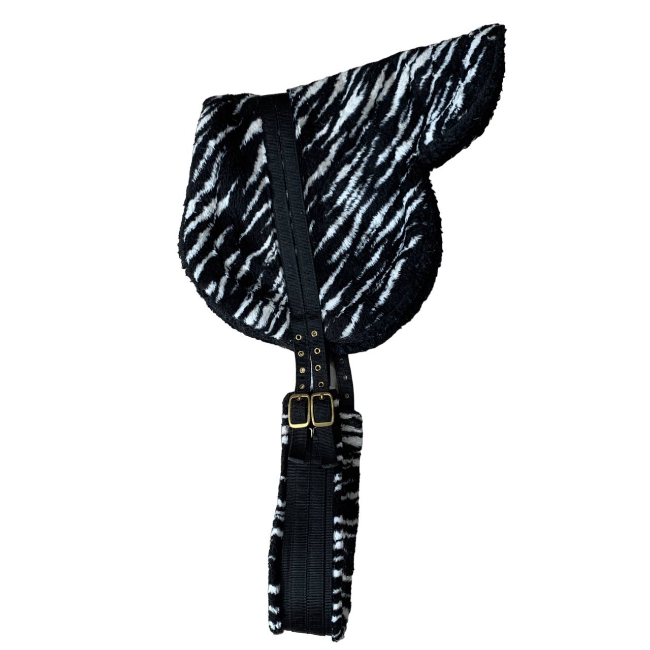 Fleece Bareback Pad in Zebra Print