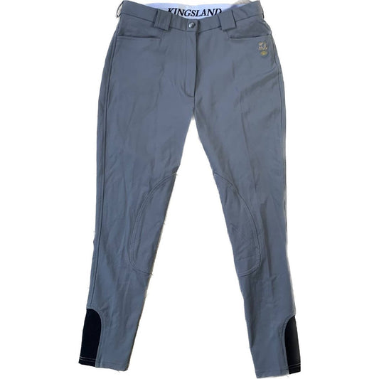 Kingsland 'Kelly' Breeches in Grey - Woman's EU 42 (US 30)