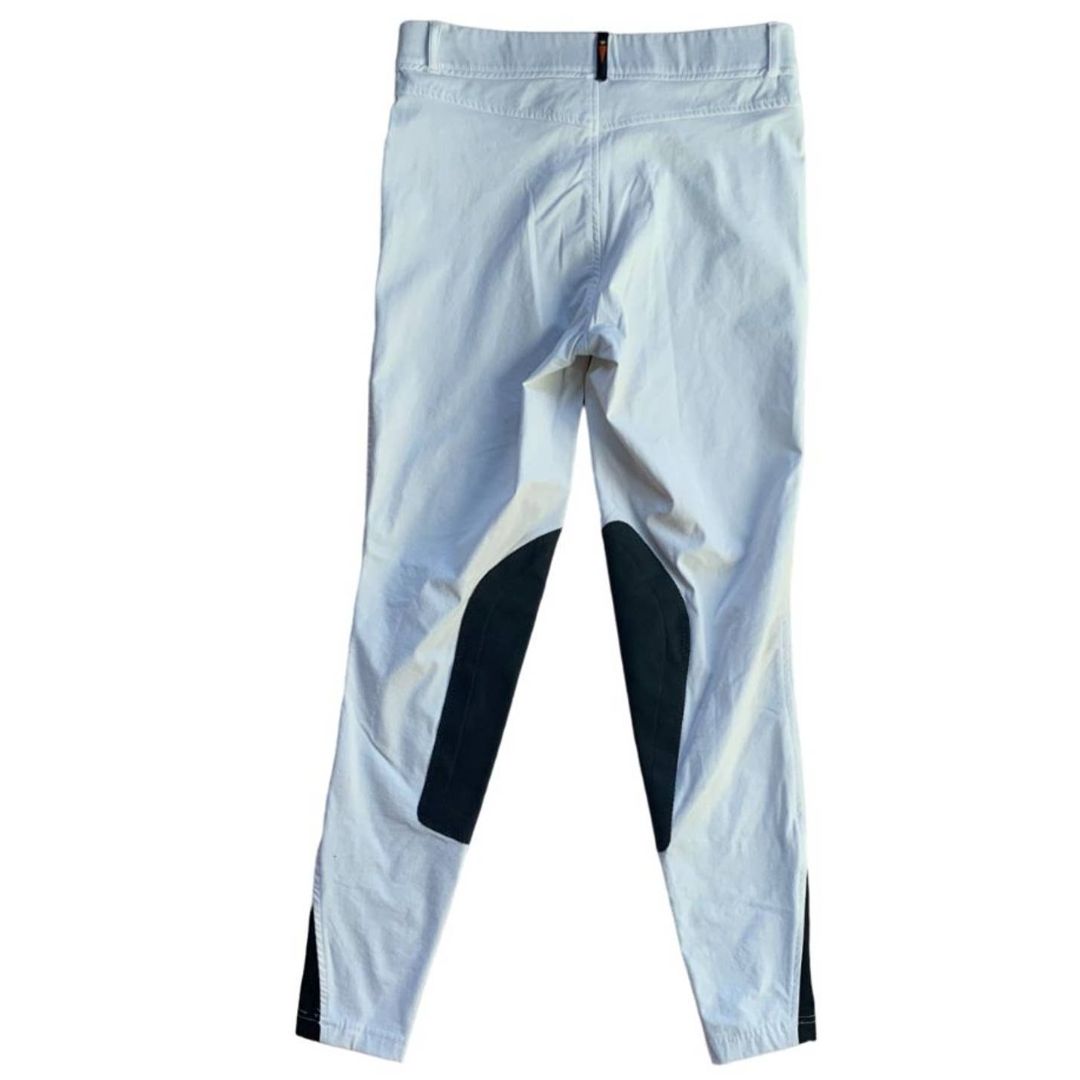 Kerrits 'Crossover II' Knee Patch Breeches in White - Ladies' Medium