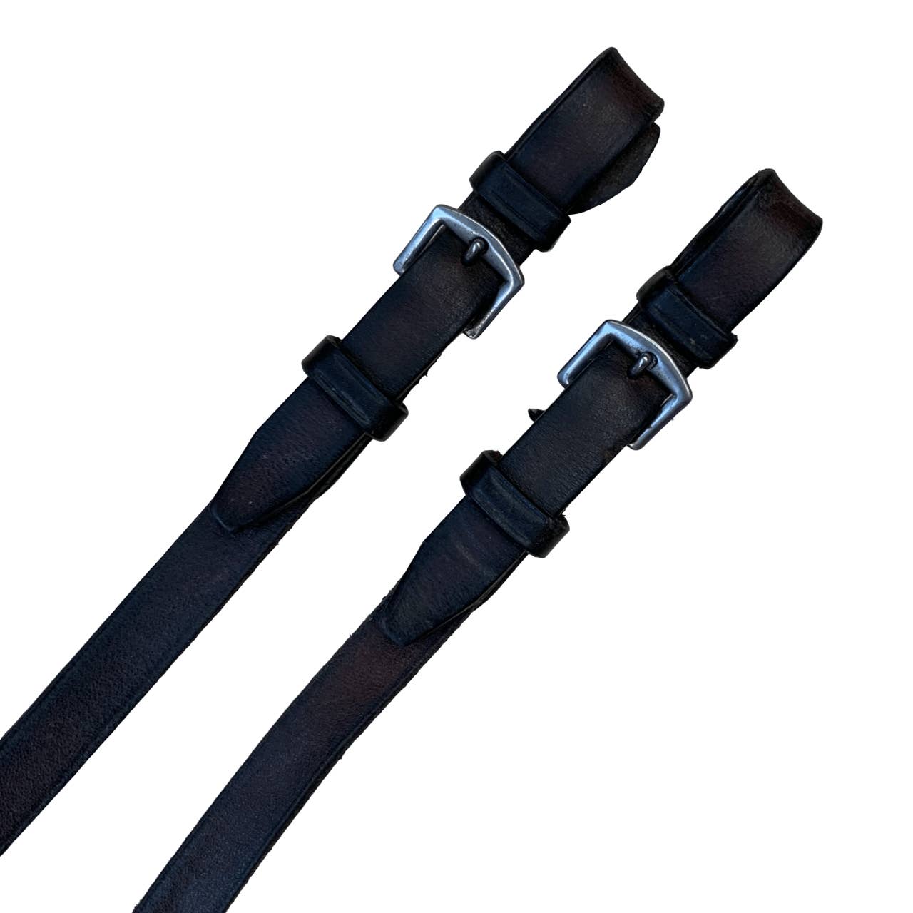 Tory Leather Plaited English Reins in Brown - 64"