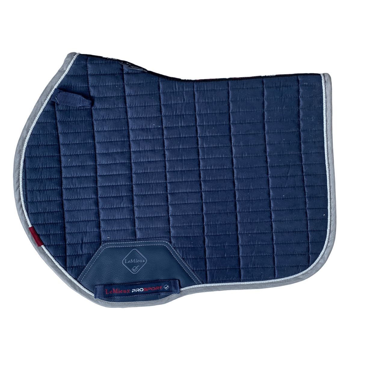 LeMieux Suede EuroJump Square Saddle Pad in Navy - Large