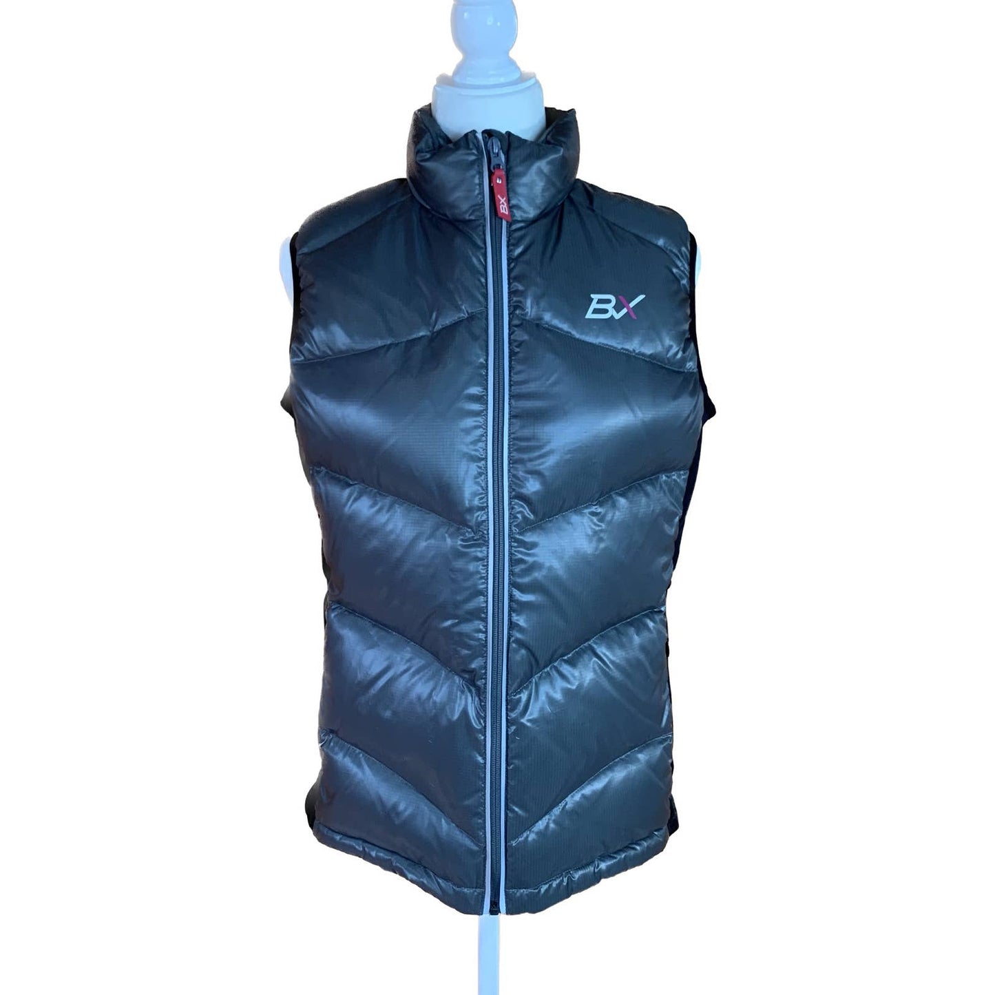 B Vertigo Down Vest in Metallic Grey - Woman's Large