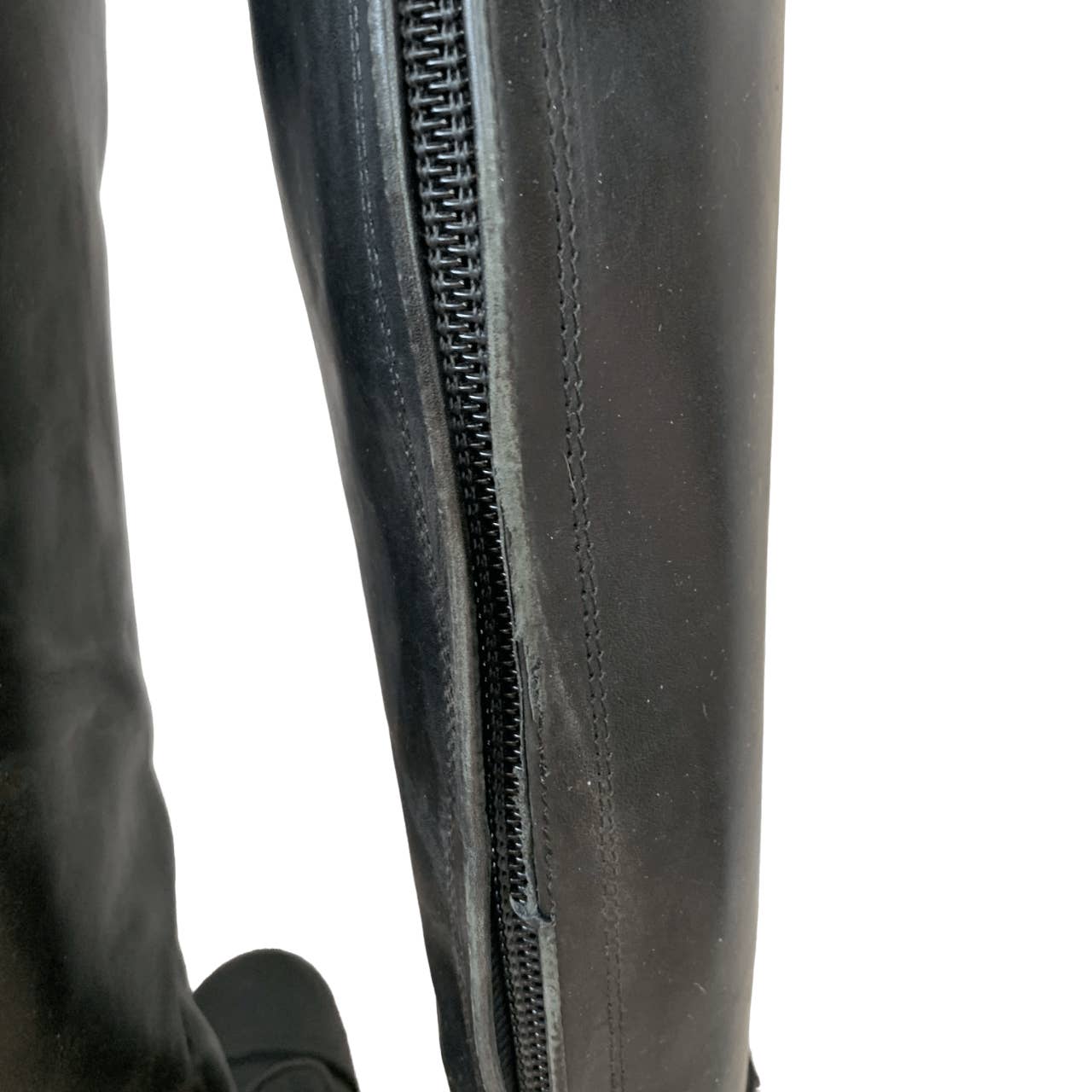 Ariat Black Heritage Zip Tall Field Boots - Woman's 11B Med/Reg