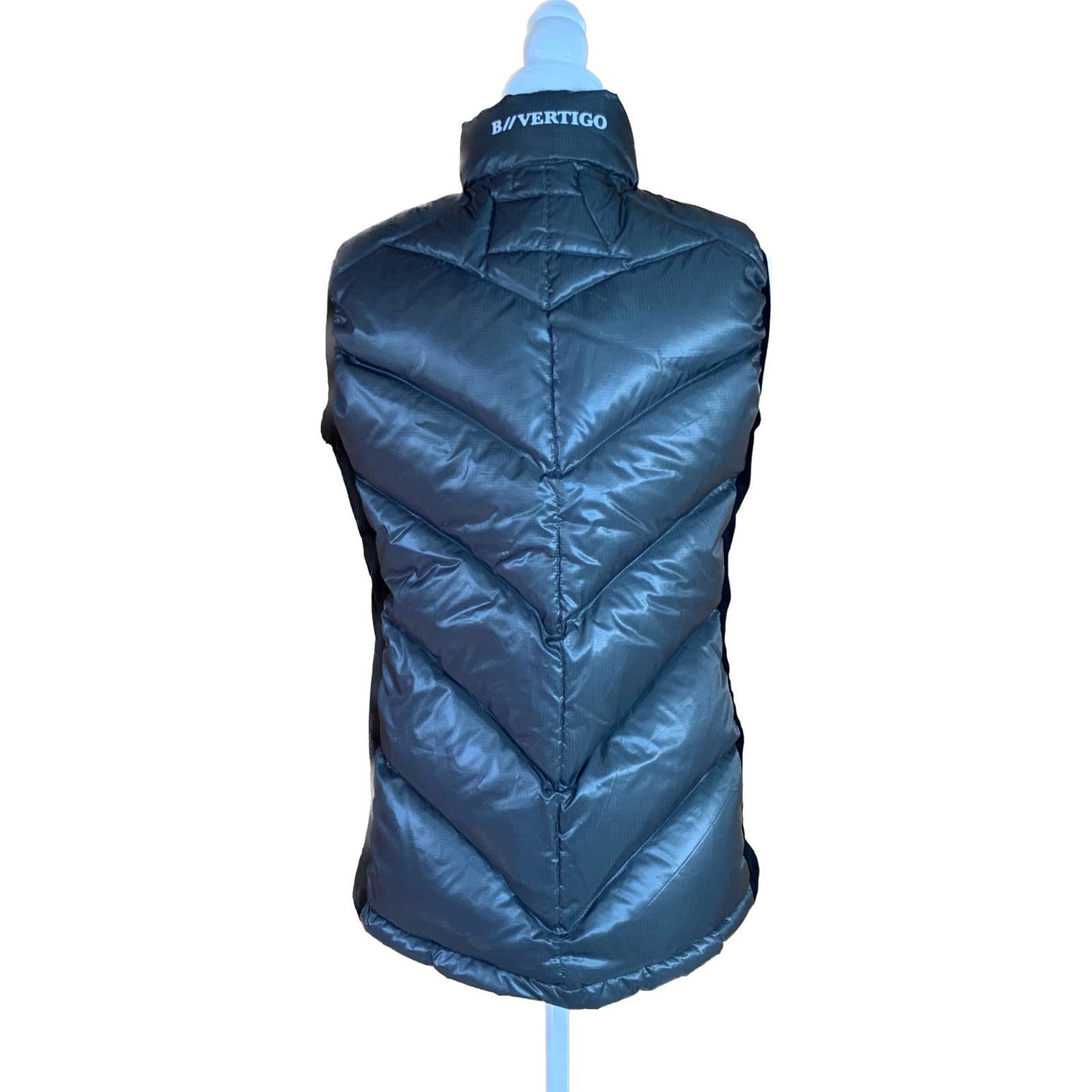 B Vertigo Down Vest in Metallic Grey - Woman's Large