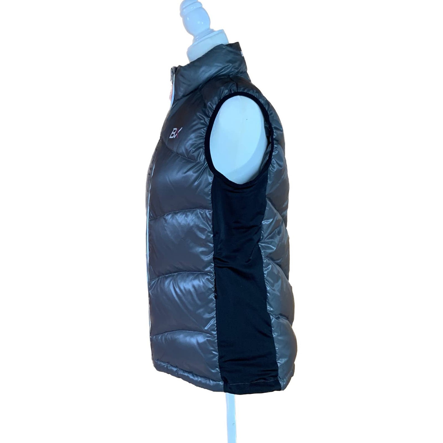 B Vertigo Down Vest in Metallic Grey - Woman's Large