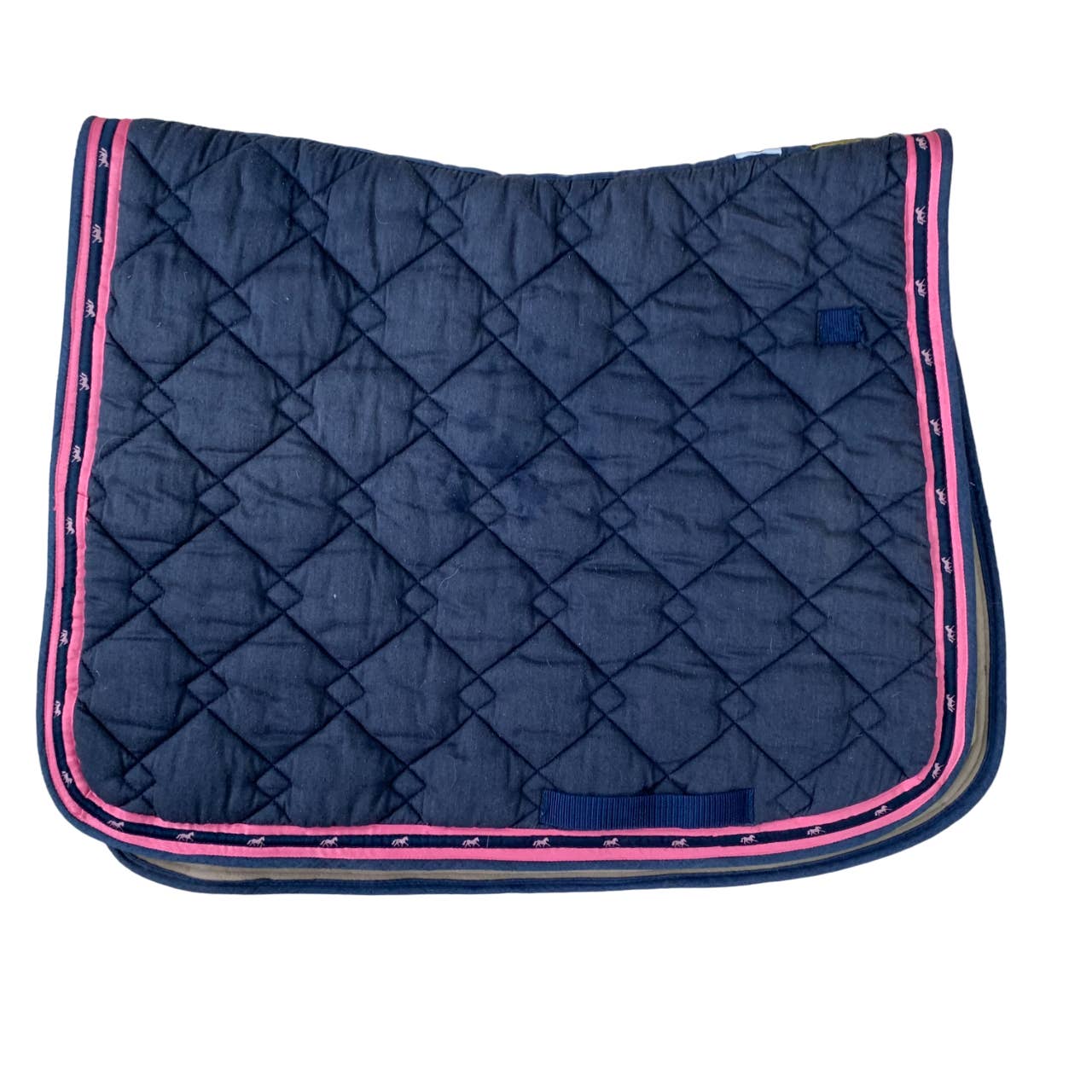 Roma All Purpose Saddle Pad in Navy - Full