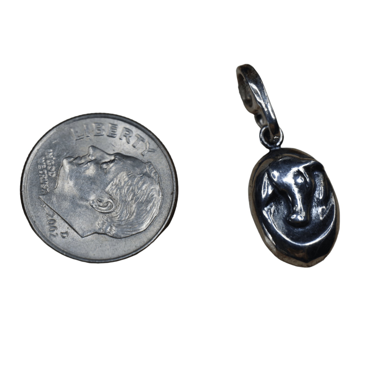 Sleepy Pony Earrings in Sterling Silver