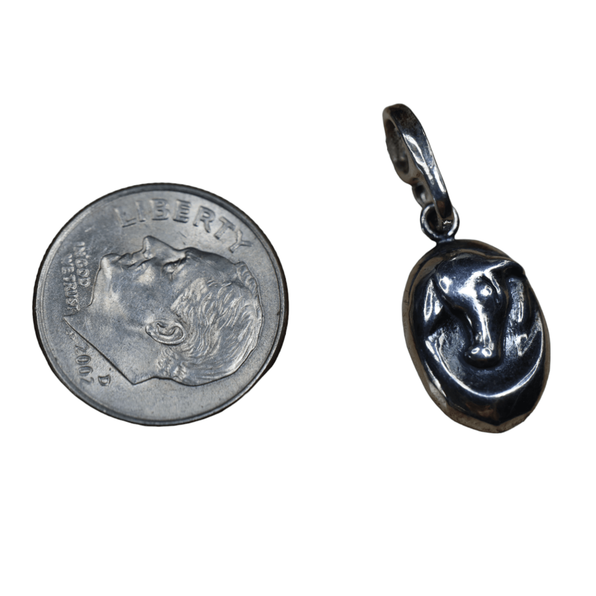 Sleepy Pony Earrings in Sterling Silver