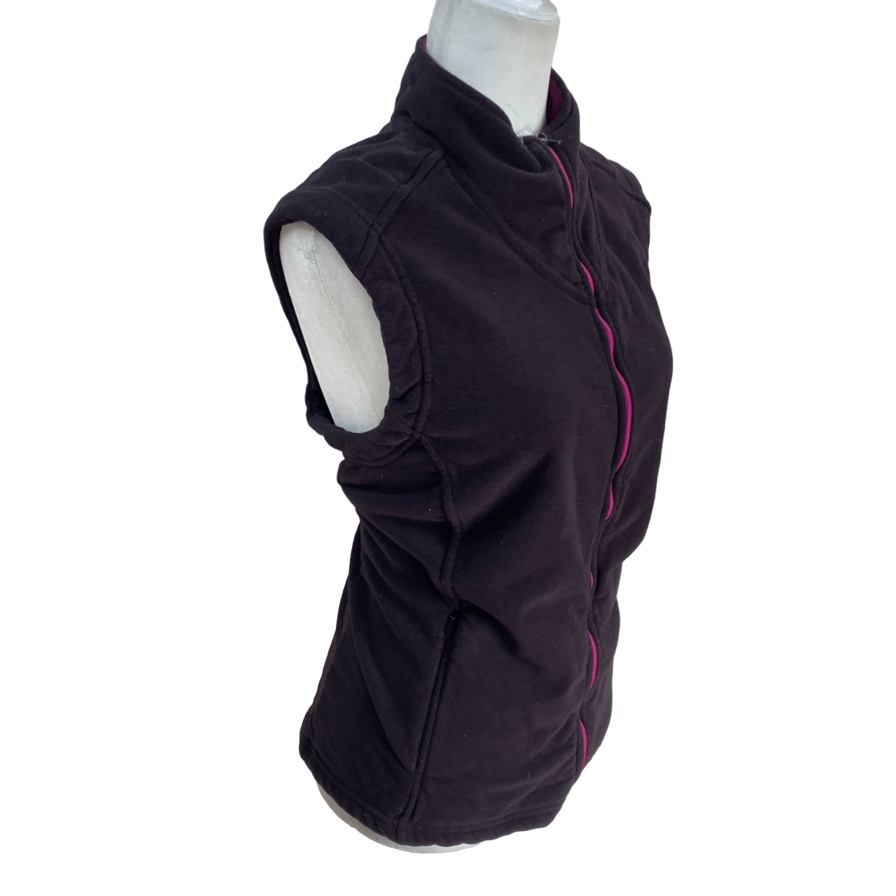 Irideon Fleece Vest in Black / Purple - Woman's X-Large