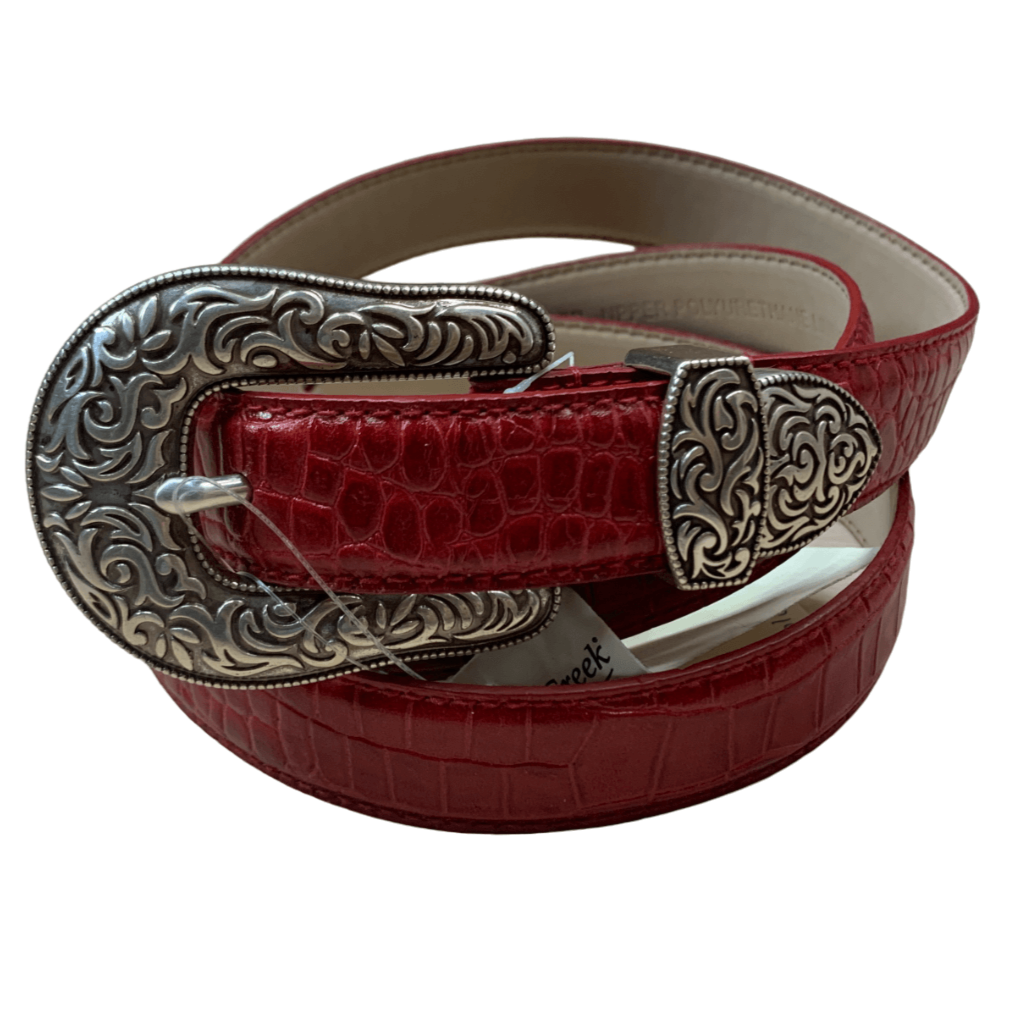 Coldwater Creek 'Colby' Croc Belt