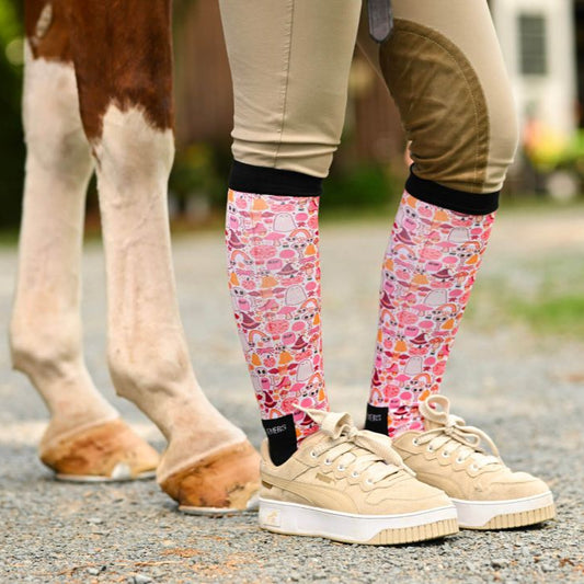 Dreamers & Schemers 'Boogie Frights' Pair & a Spare Tall Boot Socks  - Adult