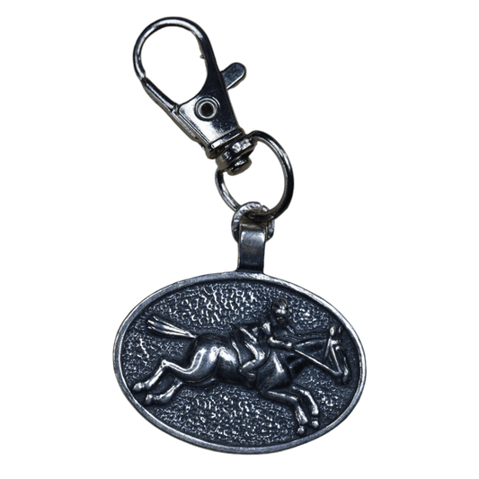 Hunter Jumper Rider Charm in Sterling Silver