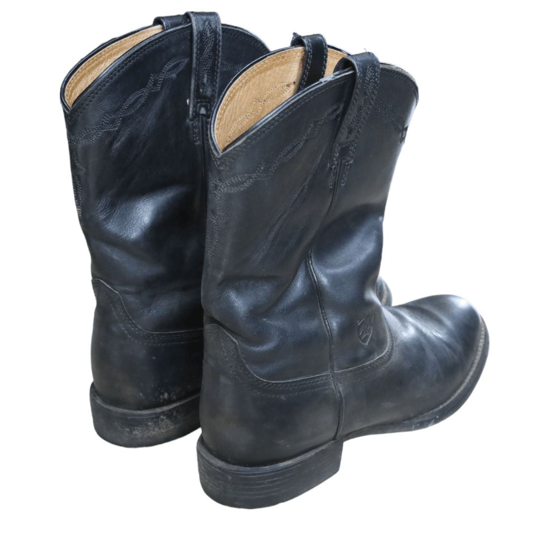 Ariat Heritage Western Roper Boot in Black - 8.5B