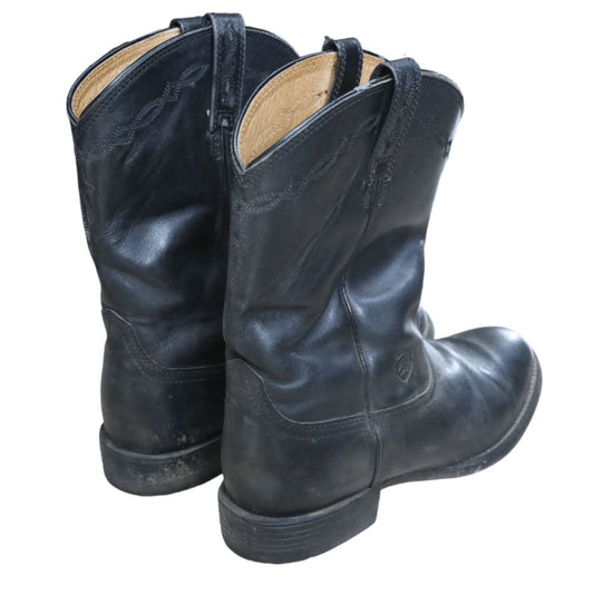 Ariat Heritage Western Roper Boot in Black - 8.5B