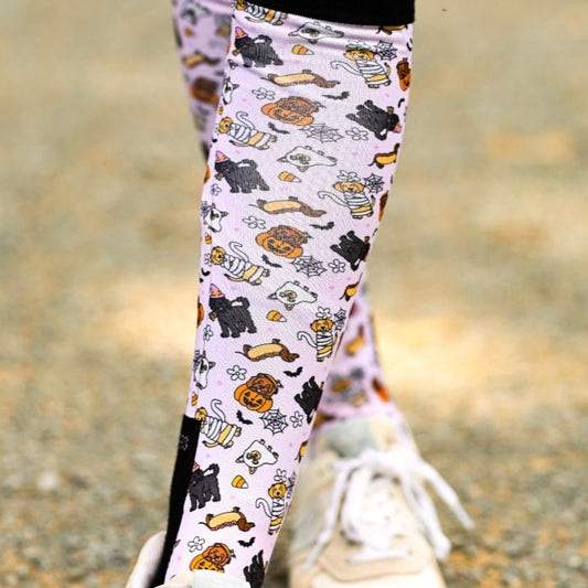 Dreamers & Schemers 'Ghosts & Growls' Pair & a Spare Tall Boot Sock in  - Adult