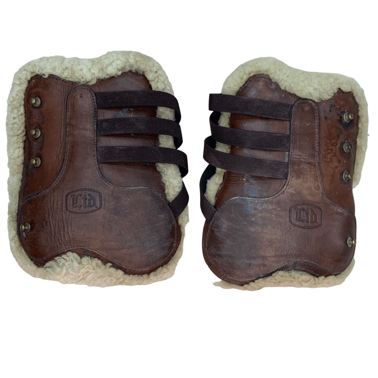 Beval Ltd. Open Front Sheepskin Splint Boots