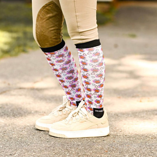 Dreamers & Schemers 'Zero Fox Given' Pair & a Spare Tall Boot Sock - Adult