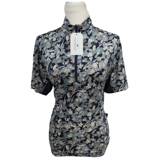 Kerrits 'Aire IceFil' Riding Shirt in Admiral Wild Flower - X-Large