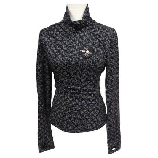 Fair Play 'Kira' Technical Turtleneck in Black - 2XL