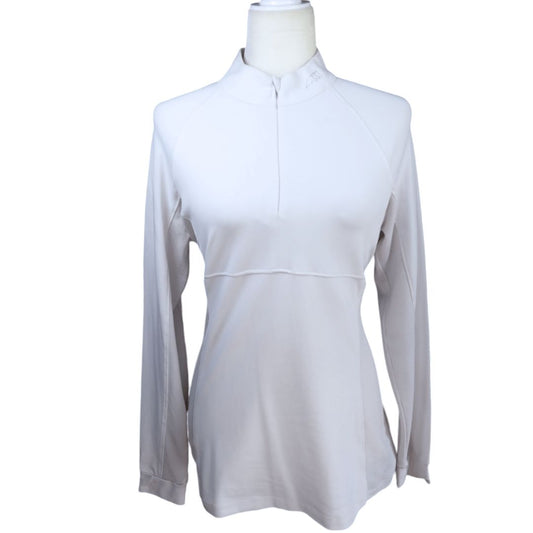 Equiline LS Show Shirt in White - Large