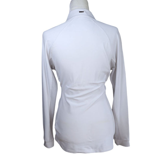 Equiline LS Show Shirt in White - Large
