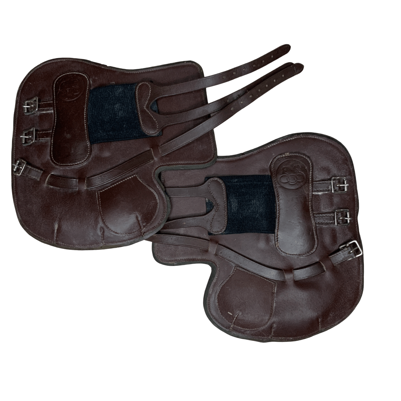 Leather Open Front Splint Boots