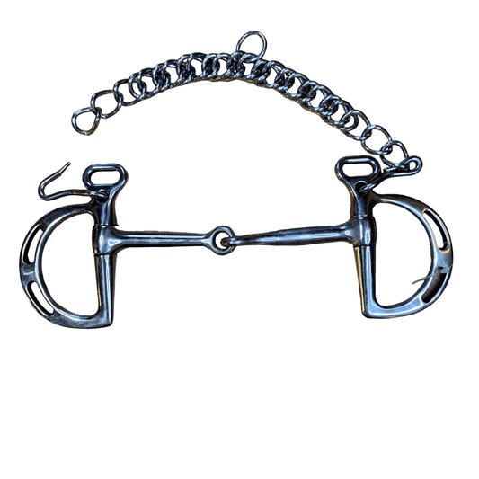 Korsteel 'Uxeter' Jointed Kimberwick in Stainless Steel - 5 1/2"