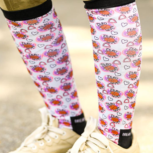 Dreamers & Schemers 'Zero Fox Given' Pair & a Spare Tall Boot Sock - Adult