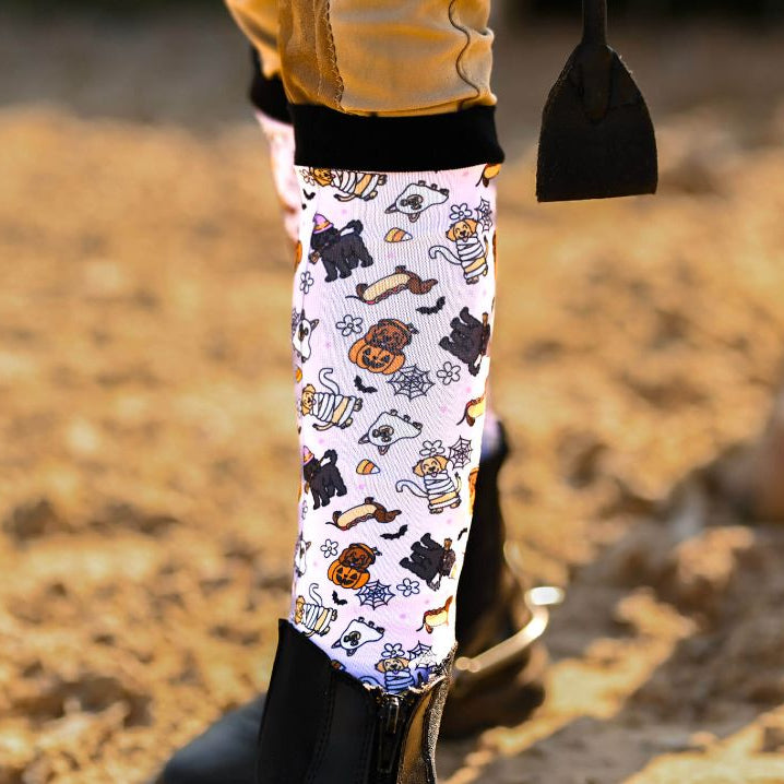 Dreamers & Schemers 'Ghosts & Growls' Pair & a Spare Tall Boot Sock  - Youth