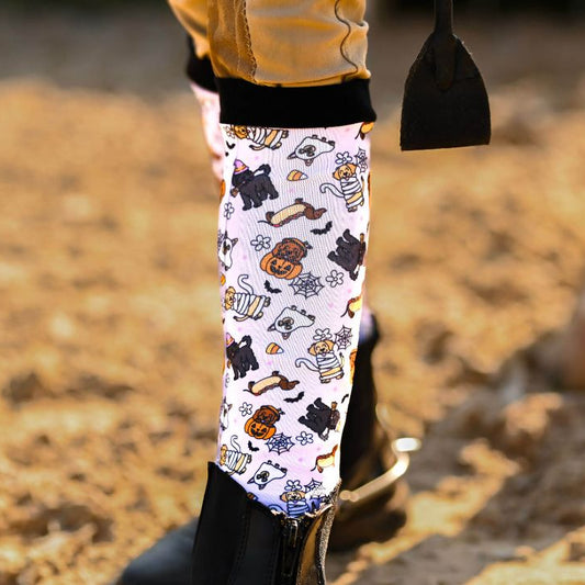 Dreamers & Schemers 'Ghosts & Growls' Pair & a Spare Tall Boot Sock  - Youth