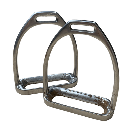 Fillis Stirrup Irons in Stainless Steel - 4 3/4"