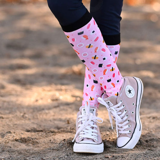 Dreamers & Schemers Sushi-O-Clock Pair & a Spare Tall Socks  - Adult