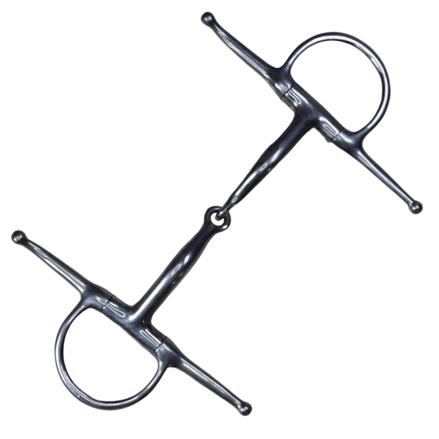 Myler Single Joint Cheek Snaffle w/o Hooks