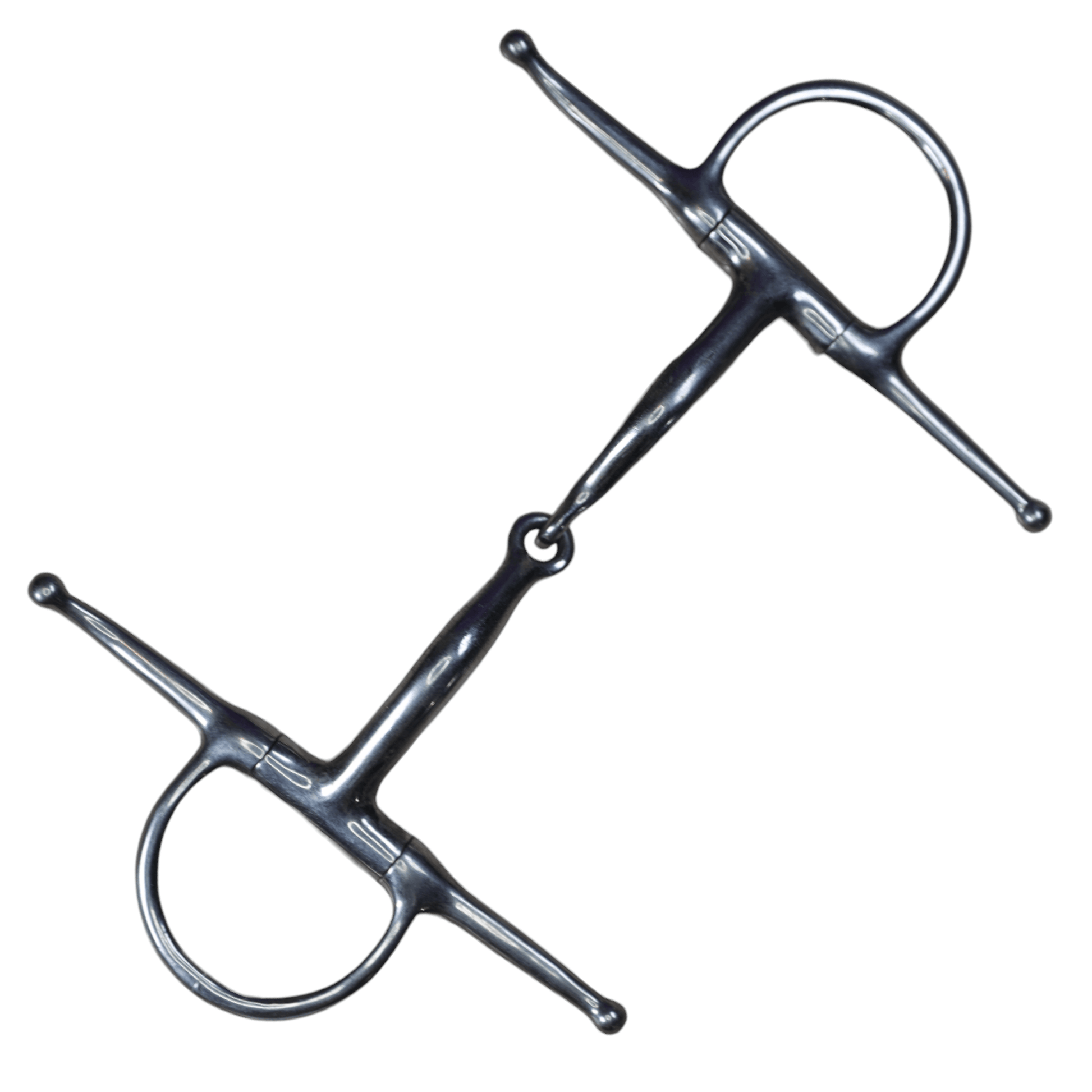 Myler Single Joint Cheek Snaffle w/o Hooks
