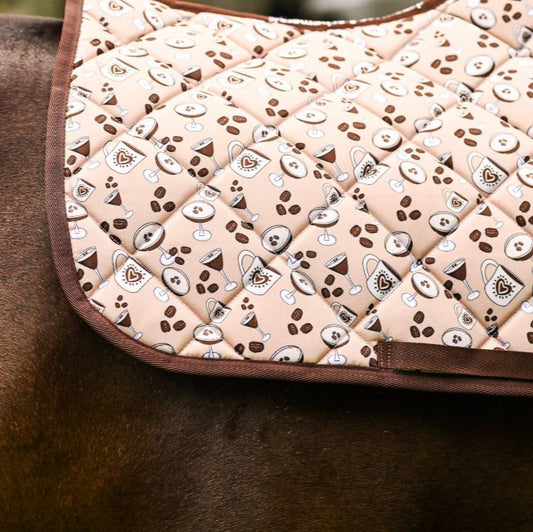 Dreamers & Schemers 'Espresso Self' Saddle Pad in  - Full