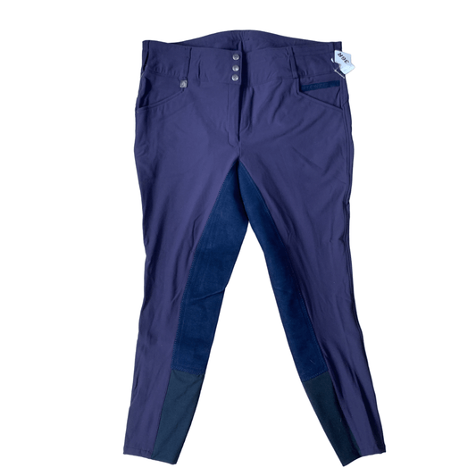 ROMFH 'Champion' Full Seat Breech in Eggplant - Woman's 36R