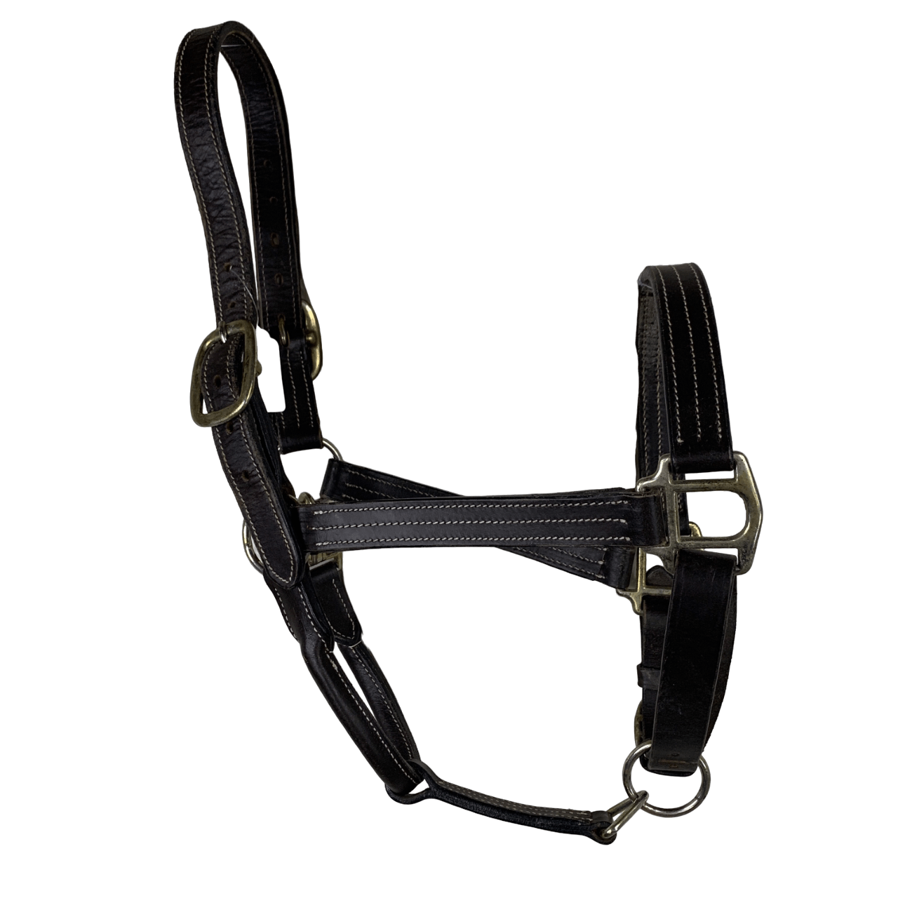 Triple Stitched Leather Halter