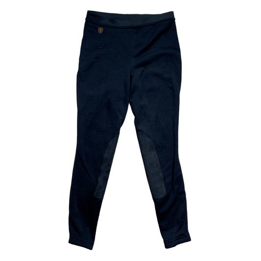 Ariat Fleece-Lined Winter Riding Tights in Black - Medium