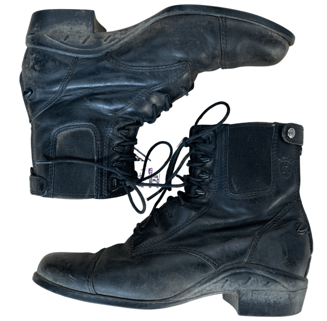 Ariat 'Performer' Zip Paddock Boots in Black