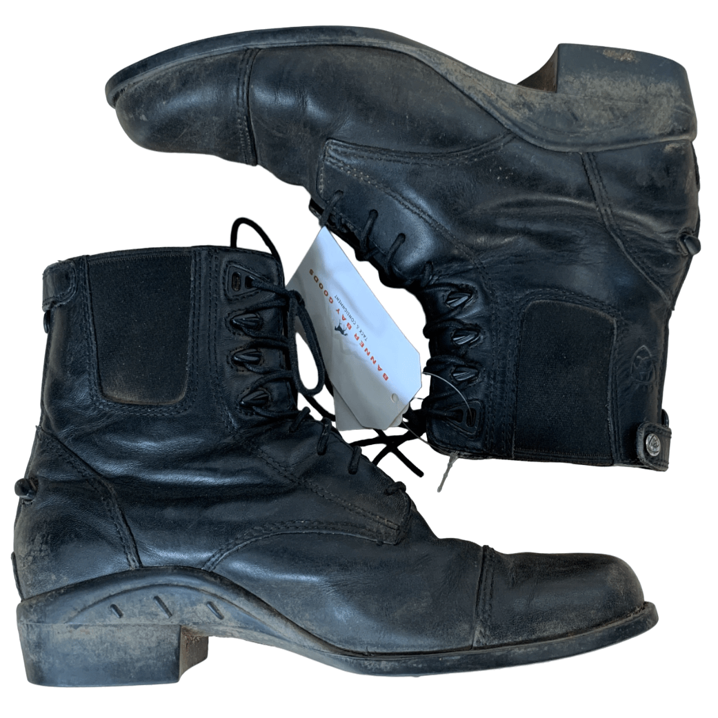 Ariat 'Performer' Zip Paddock Boots in Black