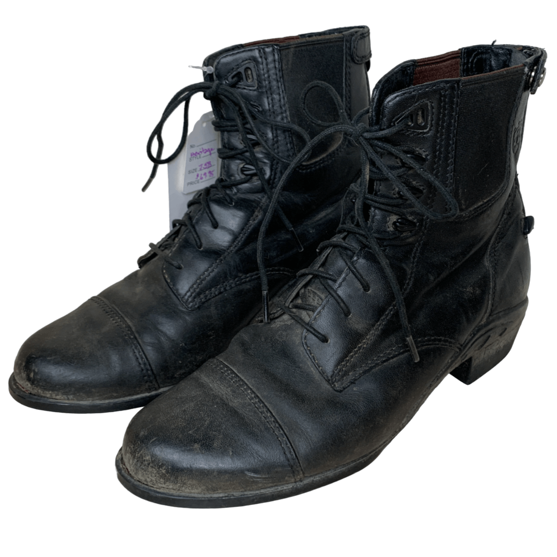 Ariat 'Performer' Zip Paddock Boots in Black
