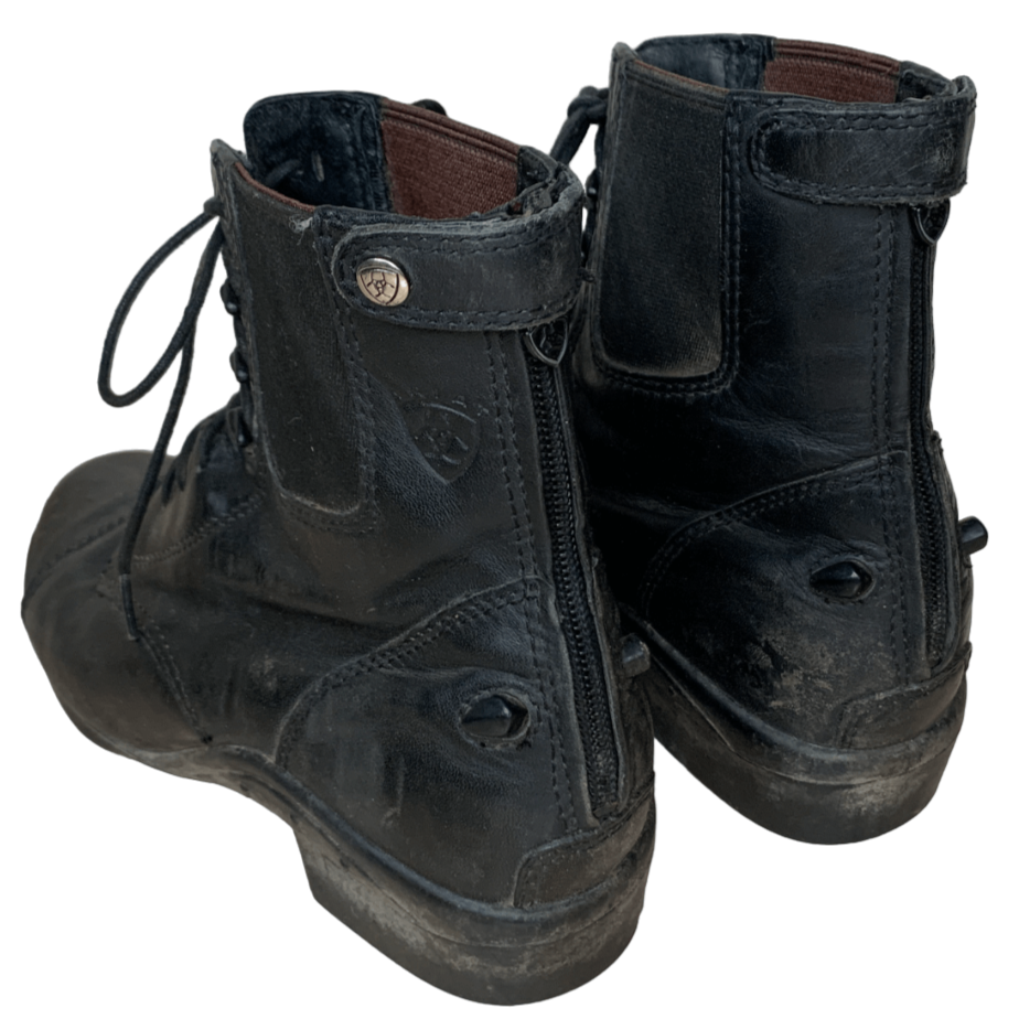 Ariat 'Performer' Zip Paddock Boots in Black