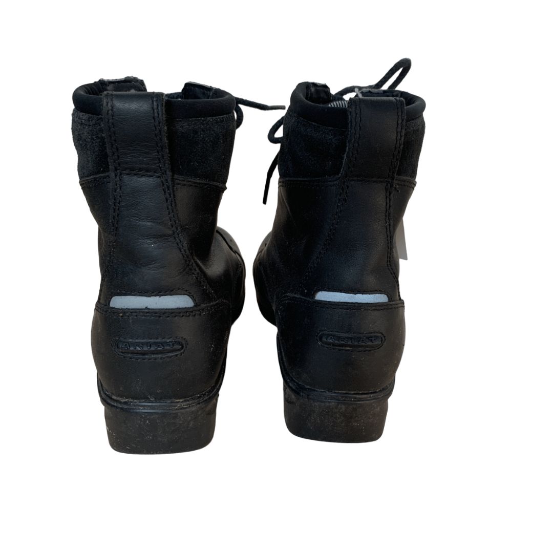 Ariat 'Extreme' Laced H20 Insulated Paddock Boots in Black - 7.5B