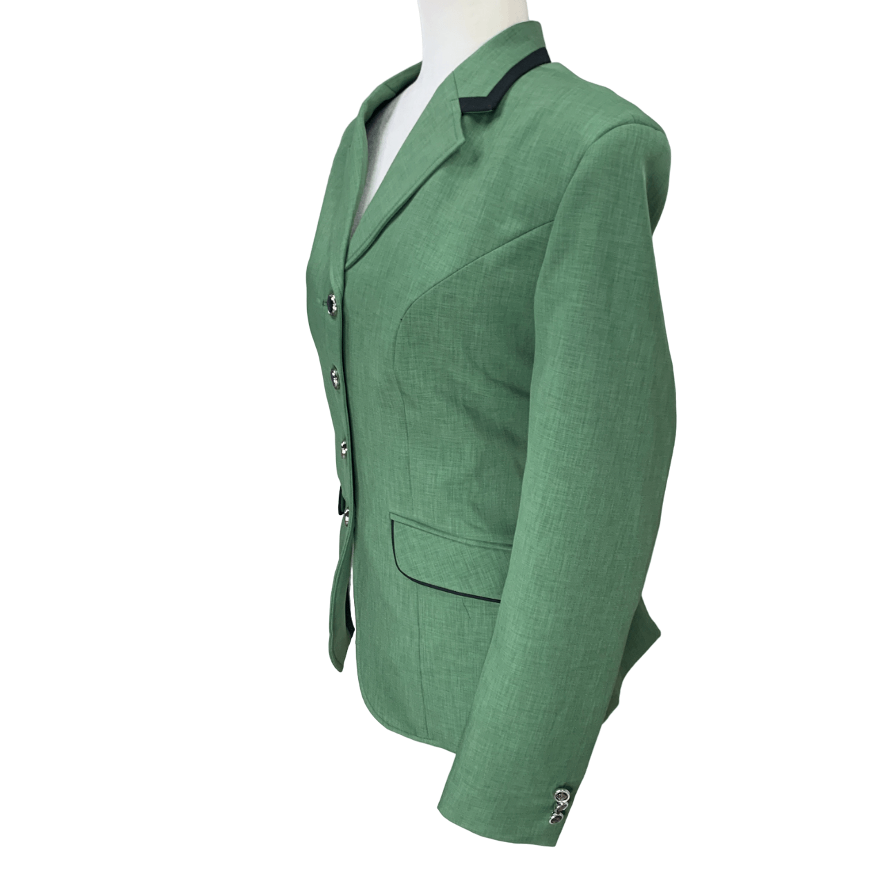 Custom-Made Show Jacket in Green - Woman's XL/XXL