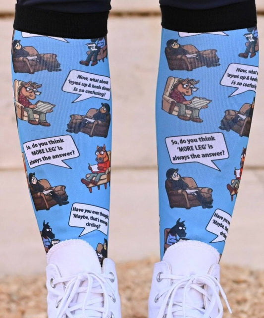 Dreamers & Schemers 'Horse Therapy' Pair & a Spare Tall Boot Sock